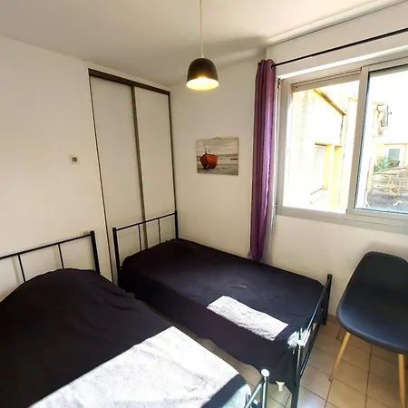 Terrasse Privative Etage Soleil Catalan 150m 6 Pers Animaux Cheque Vacance דירה סן סיפריאן