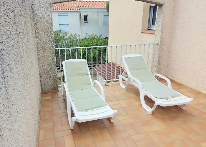 Terrasse Privative Etage Soleil Catalan 150m 4 Pers Animaux Cheque Vacance Appartement Saint-Cyprien (Pyrenees-Orientales)